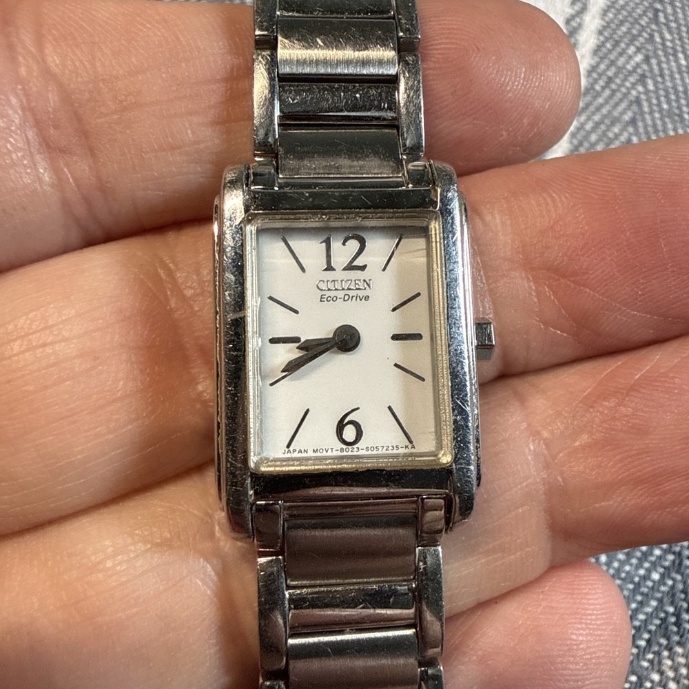 Citizen Eco drive Stainless Steel Ladies Watch B023-s057235-ka Runs Great